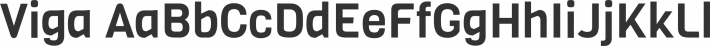 Viga font family by Fontstage