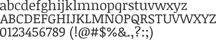 Noticia Text Font Specimen