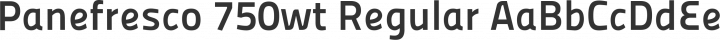 Panefresco 750wt Regular free font