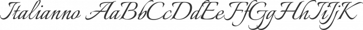 Italianno font family by TypeSETit