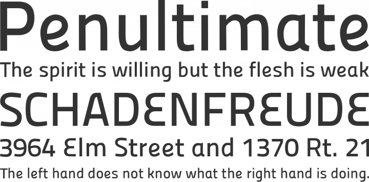 Panefresco Font Phrases