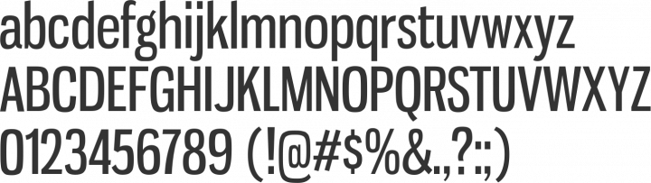 Gnuolane Font Specimen