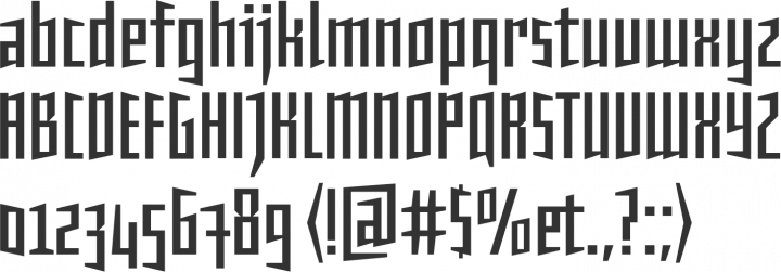 Daela Font Specimen