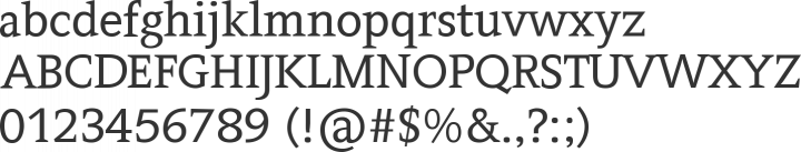 Contra Font Specimen
