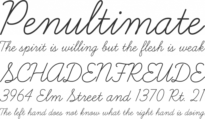 Learning Curve Pro Font Phrases