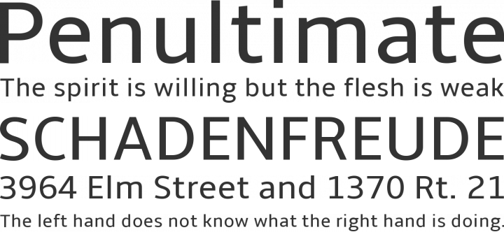 Amble Font Phrases