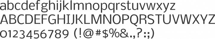 Nobile Font Specimen