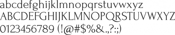 Forum Font Specimen