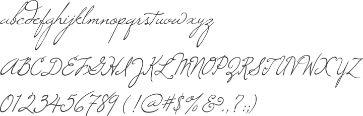 Windsong Font Specimen
