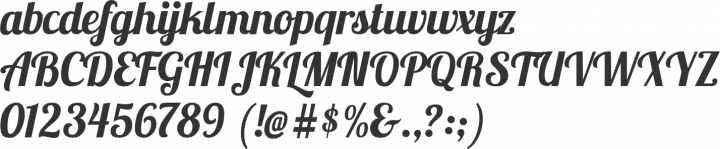 Lobster Font Specimen