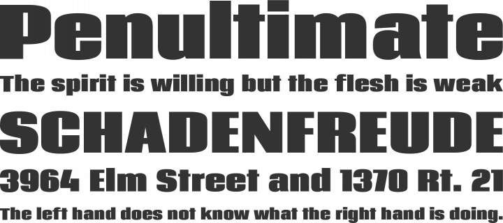 Coda Font Phrases