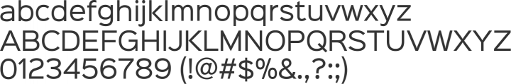 Sinkin Sans Font Specimen