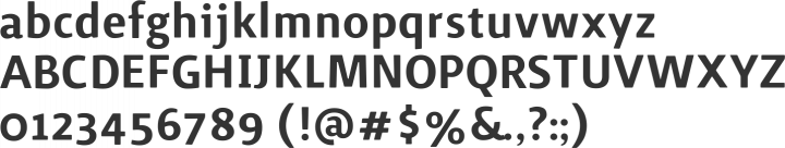 Surface Font Specimen