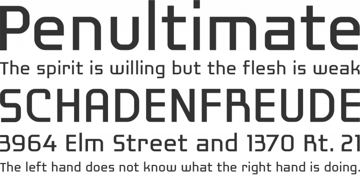 Laconic Font Phrases