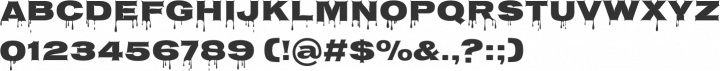 Nosifer Caps Font Specimen