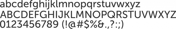 Museo Sans Font Specimen