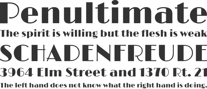 Limelight Font Phrases