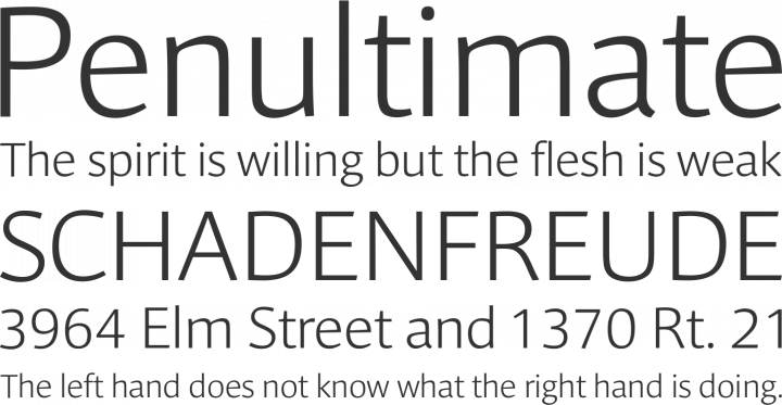 Impara Font Phrases