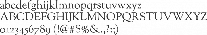 Sorts Mill Goudy Font Specimen