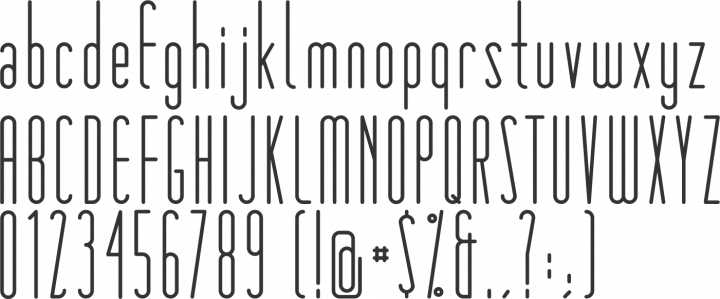 Matchbook Font Specimen
