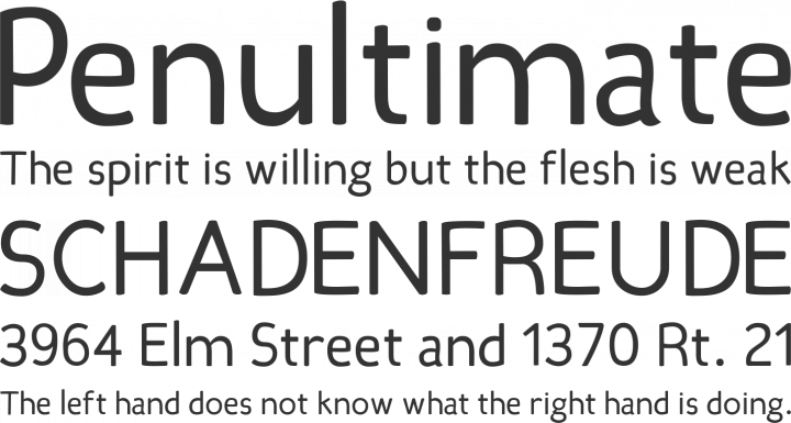 Candela Font Phrases