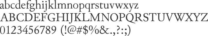 Junicode Font Specimen