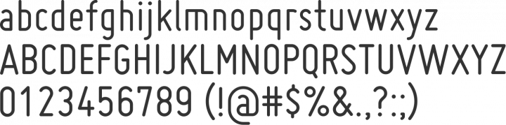 Miso Font Specimen