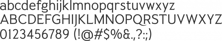 Pseudonym Font Specimen