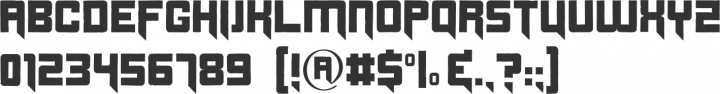Origicide Font Specimen