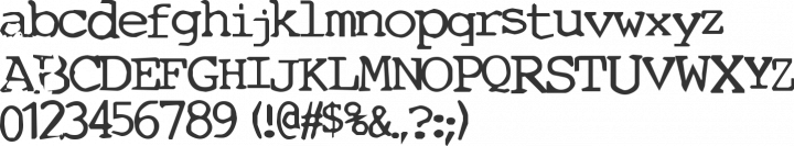 Conspiracy Font Specimen