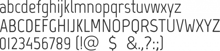 Marvel Font Specimen