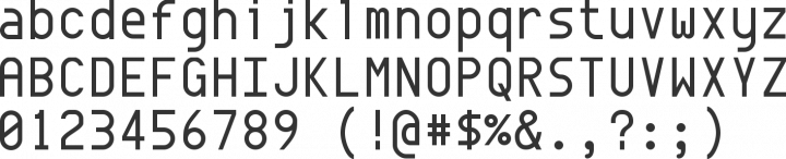 Envy Code R Font Specimen