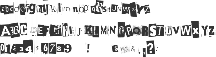 BlackCasper Font Specimen