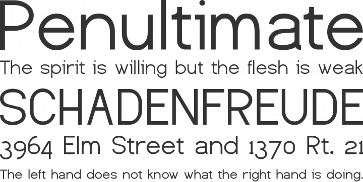 Dustismo Font Phrases