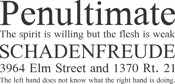 Galatia SIL Font Phrases
