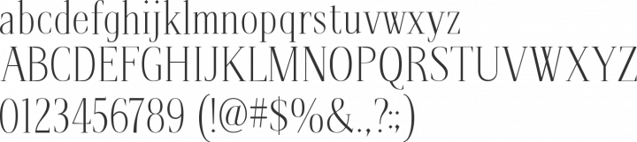 Spirequal Light Font Specimen