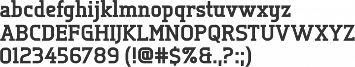 Tertre Font Specimen