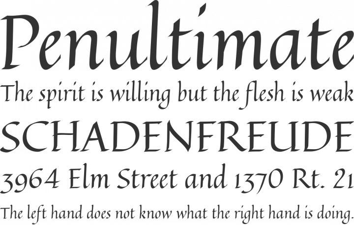 Quintessential Font Phrases