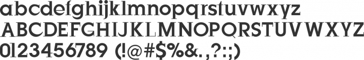 JustOldFashion Font Specimen