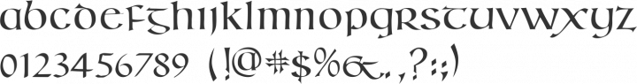 Kells SD Font Specimen