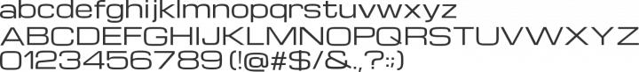 Michroma Font Specimen