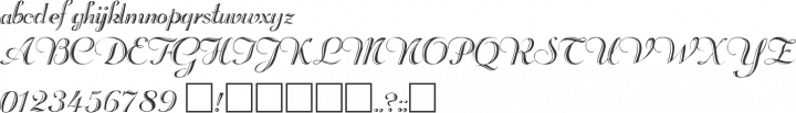 Rechtman Font Specimen