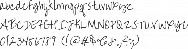 Over the Rainbow Font Specimen