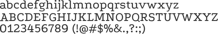 Podkova Font Specimen