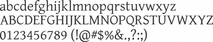 Gentium Basic Font Specimen