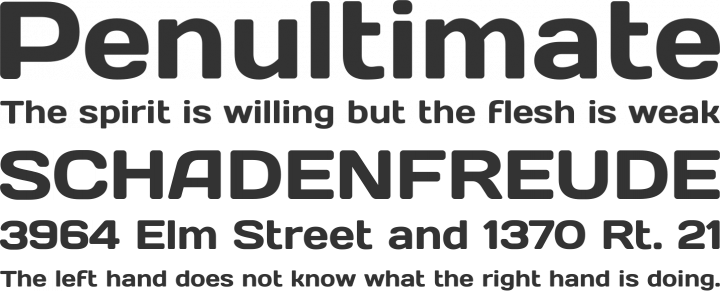 Days Font Phrases